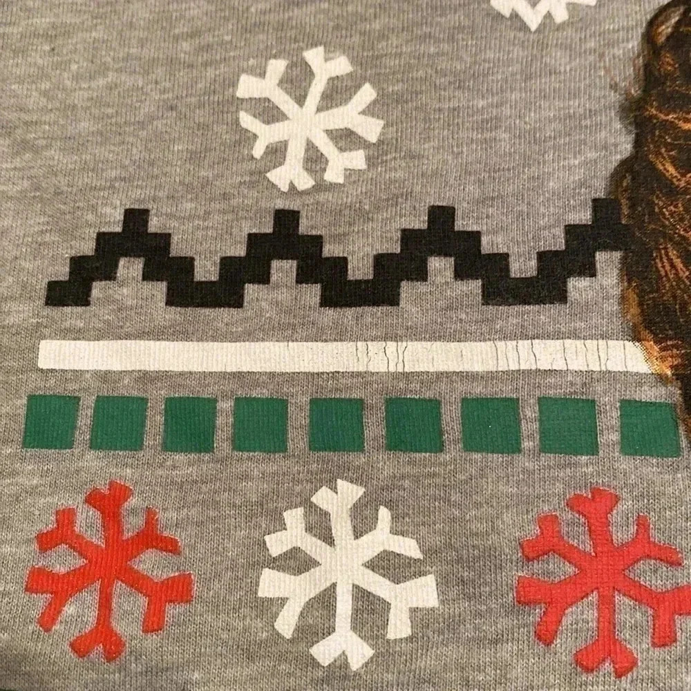 Elf OMG It’s Santa Tee Shirt Size XL. Christmas T Shirt, Ugly Sweater Contest. - Picture 8 of 11
